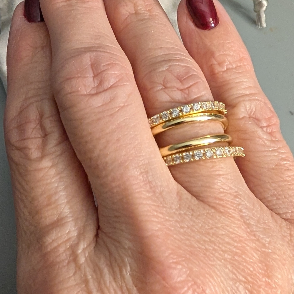 Kendra Scott Gold and Silver Ring